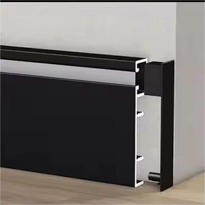 Modern Elegant Aluminum LED Corner Floor Lamp Stylish Base Design With Metal Trim For Hotel Or Apartment Flooring Accessories