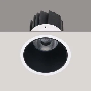 10W Modern Antiglare Recessed LED Downlight Ceiling Light Dimmable COB LED Aluminum Alloy 3-Year Warranty