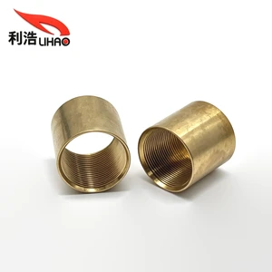 Custom Precision Parts Cnc Stamping Milling Turning Parts Brass Full Internal Thread Bushing