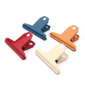 Weisita Yamagata Note Ticket Holder Financial Paper Clamp Metal Binder Clip 75mm Custom Color Office Stationery School Supplies