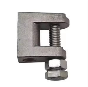 316 Stainless Steel Beam Clamp Open Pipe Clamp C-shaped Steel Pipe Clamp M8 M10 M12