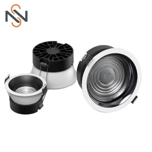 Dimmable Aluminum Under Spotlight 10W 15W 18W 24W 36W SMD Down Light Ceiling Recessed Round Anti Glare Downlight
