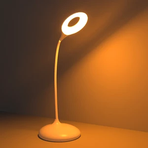 Modern Healthy No Blue Light 1600K Middle Table Lamp Rechargeable Battery Touch Control Stepless Dimmable Change Color 3W Led