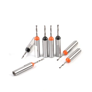 High Performance Solid Carbide CNC Wood Center Drill Bit Blind Hole Boring Bit Red/Black 10mm Shank Long Life Black Oxide Finish
