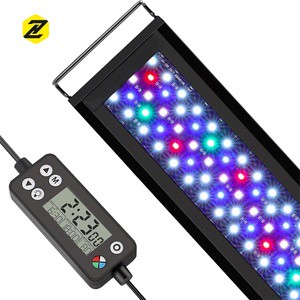 Zaohetian Full Spectrum Expandable Bracket Aquarium LED Light Adjustable Sunrise And Sunset Aquatic Plant Lamp Led Aquarium Lamp
