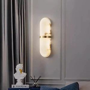 Alabaster Wall Sconce Lamp LED Modern Rectangular shape wall Light for Living Room balcony terrace