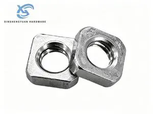 DIN562 Square Nut Stainless Steel Metric M3-M24 Screw Size M8 Wood Nut Zinc Plating 3mm-24mm Screw Length Factory Direct