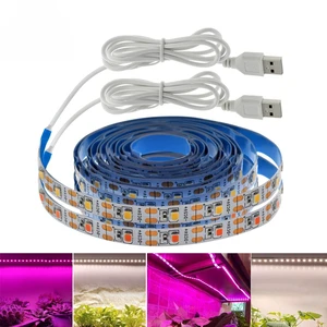 LED Plant Light Strip Full Spectrum USB Simulated Plant Growth Light Green Plant Seedling Supplement Light