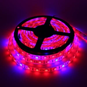 LED Plant Growth Light Flexible Soft Strip Lamp Full Spectrum Lighting 5050 60LED/meter 12V 3:1 4:1 5:1 plants Red Blue IP33 65