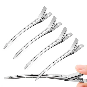 2026 Factory Hot Selling High Quality Hot Selling 90mm Duck Bill Hair Clip Partition Positioning Clip Hair Clip