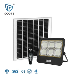 GCOTS Outdoor Solar Flood Light Factory Direct Motion Sensor Portable 50W 100W 200W 300W 400W 500W 600W Solar Led Flood Light