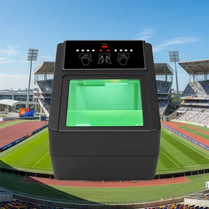 Live Scan Detection USB 442 Ten Fingerprint Scanner Android Linux Windows Slap Fingerprint Scanner For Bank Data Collection