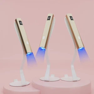 Mini UV LED Nail Lamp 3W Rechargeable 400mAh Type-C Input Professional Dryer Lamps Low Sun Wireless