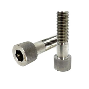 2507 Duplex Stainless Steel D8 Plain Finish UNF Thread Allen Bolt Knurled Hexagon Socket Head Cap Screws