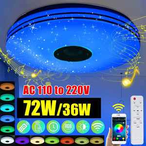 Modern Music Light Ceiling Lights Home Lighting Bedroom Lamps Smart Ceiling Lamp Remote Control Ceiling Lamp