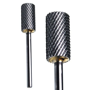X&A Brand Professional Manicure Nail Drill Bits 3/32'' Large Barrel High Quality Tungsten Carbide Accessory Polish Gel Material
