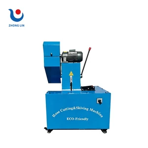 ISO Certified 2-in-1 Hydraulic Hose Cutting Skiving Machine CE Certified Professional 1-Inch 2-Inch Hydraulic Pipe Cutter Skiver