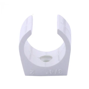 Factory Wholesale Cheap High-quality Pipe Clamp Plastic Clamp Pvc Pipe Fitting Saddle Clamp