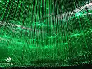 Good Quality 3d Illusion Night View Show Starry Sky Rgbw Fibre Optic Light Kit
