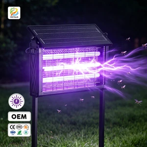 Commercial Outdoor Bug Zapper High Power UV Electric Mosquito Killer Lamp for Patio Public Area Supplier