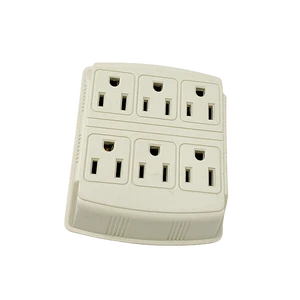 Wholesale 3 Outlets 15A ABS Adapter Plug with Socket
