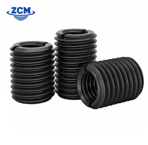 Customized Steel Black Oxide Inner Outer Tooth Nut Carbon Steel M10 M12 Thread Insert Nut Threaded Bushing Repair CE Certified