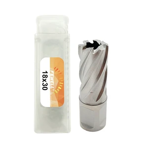 Hole Drill Bit Tool Weldon Shank 18*30mm HSS Annular Cutter for Magnetic Base Drills Metal Drilling