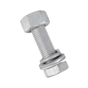 Hot Dip Galvanized Bolts M8 And Nuts For Solar Mounting And Outdoor Construction