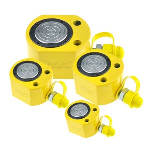 EXPLOIT Single Acting Ultra-thin Ultra Low Height Hydraulic Cylinder Spring Return Flat Jack >50T Capacity Model EXP RMC-501