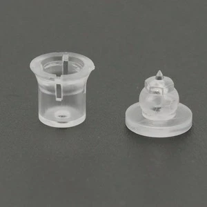 PC Plastic Invisible Advertising Nail Plastic Fixed Parts Word Billboard Fixed Support Feet Acrylic Sign Standoffs