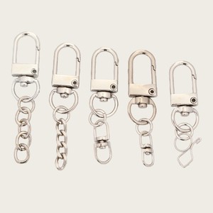 Small Zinc Alloy Rotating Figure-8 4-Section Chain Door Clasp Keychain Buckle Hook Accessories Model XW022-Guangzhou Wholesale