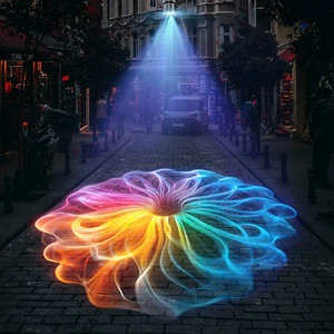 Waterproof IP67 Gobo Projector LED Advertising Light Custom Logo Led Gobo Light Business Sign Wall Projection Lamp Outdoor