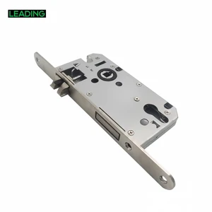 Wholesale 7250 Silent Anti Pick Three Prong Bevel Latch Bolt Iron Mortise Door Lock Body With Zinc Alloy Latch For Interior Door