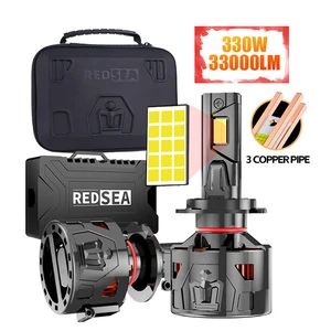 Redsea High Power 300W 30000LM Car Led Light Bulbs Luces Led Auto H7 Canbus H1 H11 Hb3 9005 LED Headlight H4 Led H11 9006 H3 H8