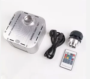 27W RGBW LED Chip Memory Function Fiber Optic Lighting DIY Adjustable Speed Flashing Color LED Fiber Optic Light