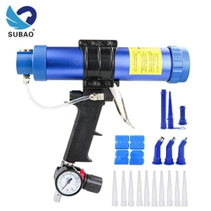 SUBAO Pneumatic Silicone Gun 310ml, Industrial Sausage Gun, Hard Tube Filling Gun
