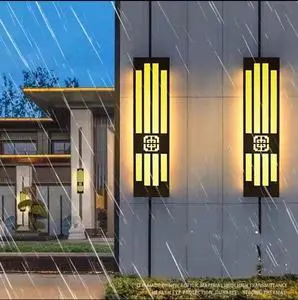 Waterproof and Corrosion Resistant Wall Lamp Galvanized Sheet Outdoor Lighting and Wall Decoration Lamp