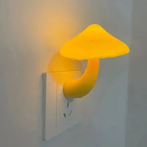 Children Night Light Mushroom Night Light Plug in Lamp Wall Mushroom Decor Lamp for Bedroom