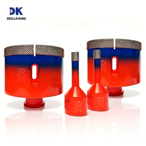 DK New Color Premium Vacuum Brazed Diamond Drilling Tools diamond Hole Saw diamond Drill Bit for Porcelain Tile Marble Drilling