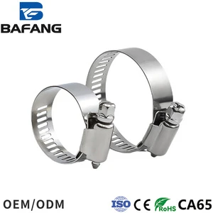 Stainless Steel Worm Drive Hose Clamp Metal Pipe Clamp Hose Clamps Steel Hardware Fastener for Water Air Oil Pipe Fixing