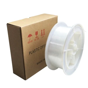 0.5mm 0.75mm 1.0mm 1.5mm 2.0mm PMMA End Glow Bare Fiber LED Fiber Optic Lights