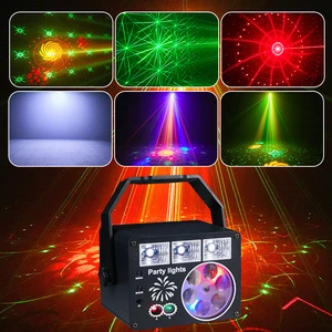 Wuzstar Festival 3-in-1 Dance Desk Lamp Remote Control Strobe LED Pattern Voice Controlled Music Sync DJ Party Club Wedding