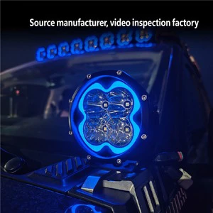 5inch LED Offroad Light Spot Flood Combo Waterproof 100W Super Bright Searchlight for Tank 300 Wrangler Bronco 4x4