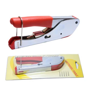 New F Head Crimping Pliers Wire Stripping Crimping Pliers Coaxial Cable Cold Crimping Pliers RG59 RG6 Cable TV Crimping Tool Set