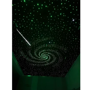 LED Light Source IP65 Rating 3D Adhesive Fiber Optic Star Ceiling Light RGBW Mixing Color App Remote Control Home Decor Dark