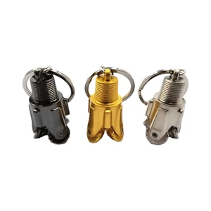 Personalization Drill Bit KeyChain Souvenir Blank Metal Custom Bulk 3d Metal Drill Bit Keychain
