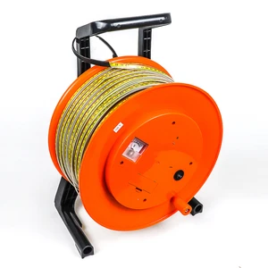 30m-100m Portable Deep Well Water Level Indicator Steel Ruler Water Level Gauge