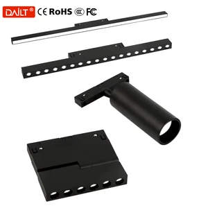 15mm Modern LED Aluminum Ultra-Thin Magnetic Track Light Surface Mounted Magnetic Track Light System Magnetic Track Light
