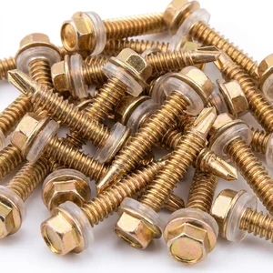 Factory Customized Hexagon Head Self-tapping Screws Available in Multiple Sizes and High-Grade Materials