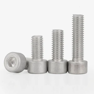 Factory Price Socket Head Cap Screw 304 Stainless Steel DIN912 High Quality Fastener Manufacturers A2-70 M1.4-m10